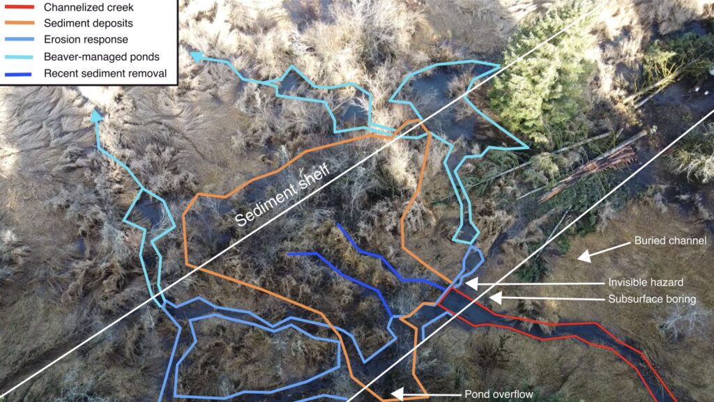 Map of wetland conditions.